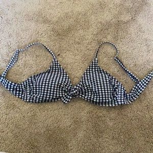 Checkered Bathingsuit Top